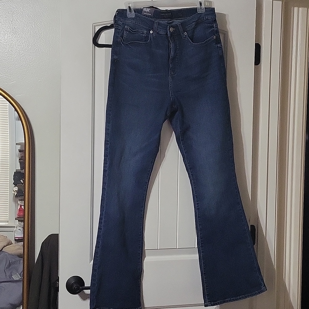 NWT WOMENS LUCKY BRAND HIGH-RISE FLARE JEANS SIZE 12